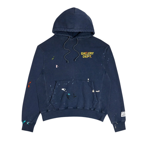 Gallery Dept. Logo Painted Hoodie 'Navy'