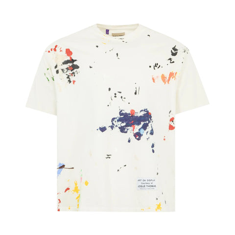 Gallery Dept. Rag Appliqued Tee 'Washed Cream'