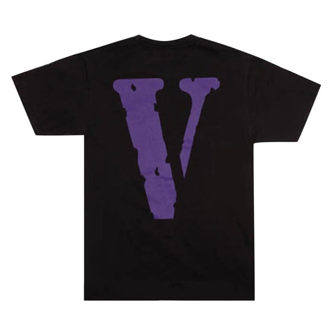 Vlone Friends T-Shirt 'Black/Purple' STEAL DEAL