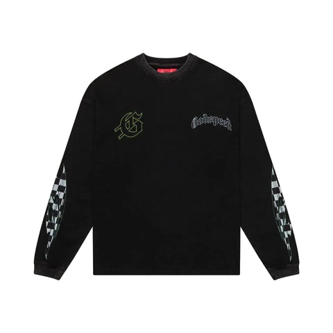 Godspeed Crash Out L/S T-Shirt 'Black Wash'