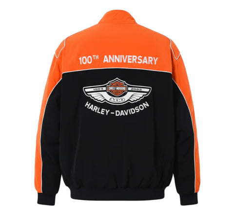 Harley Davidson Vintage Racing 'Orange/Black' Jacket
