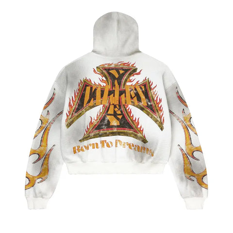 Vale Forever Reborn Waffle Zip Up 'White'