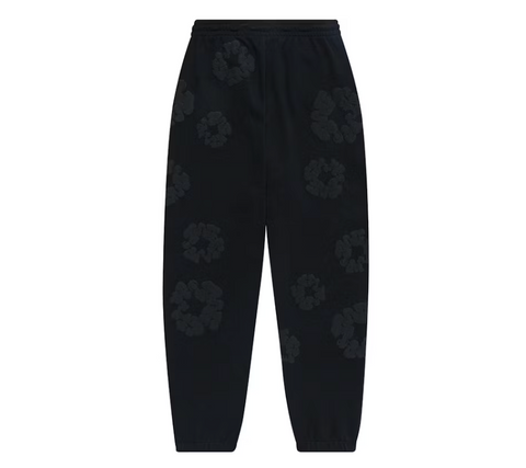 Denim Tears Mono Cotton Wreath Sweatpants 'Black'