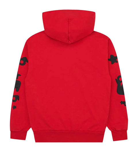 Sp5der Beluga Hoodie 'Red/Black'