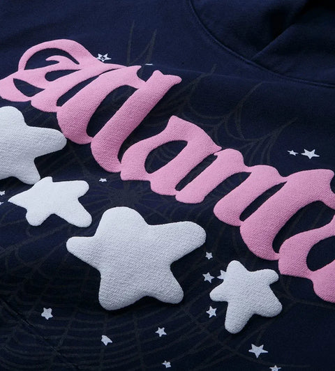 Sp5der Atlanta Hoodie 'Navy'