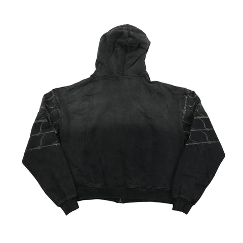 Vale Forever Widow Big Zip Up Hoodie 'Black'