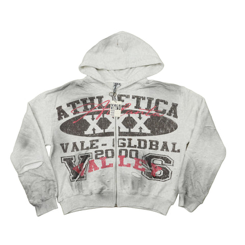 Vale Forever Army Zip Up Hoodie 'Grey'