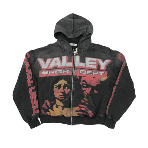 Vale Forever Devils Advocate Zip Up Hoodie 'Black/Red'