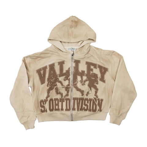 Vale Forever Mud Friday Zip Up Hoodie 'Brown'