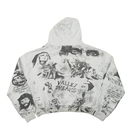 Vale Forever Mural Hoodie 'Grey'