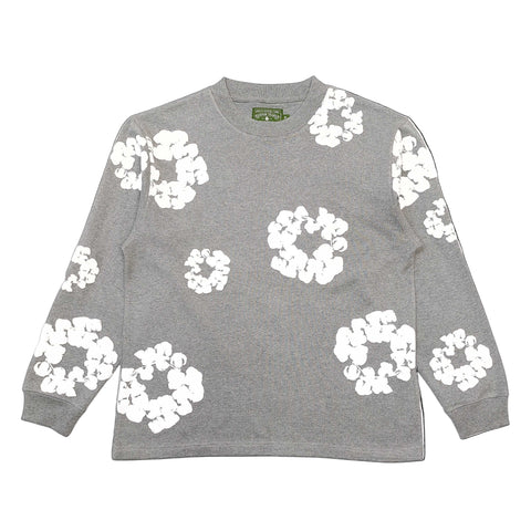 Denim Tears The Cotton Wreath Crewneck 'Grey'