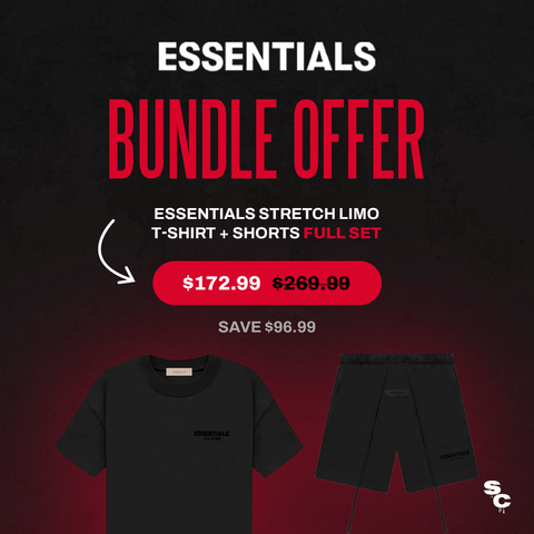 FOG Essentials Stretch Limo T-Shirt + Shorts Bundle STEAL DEAL